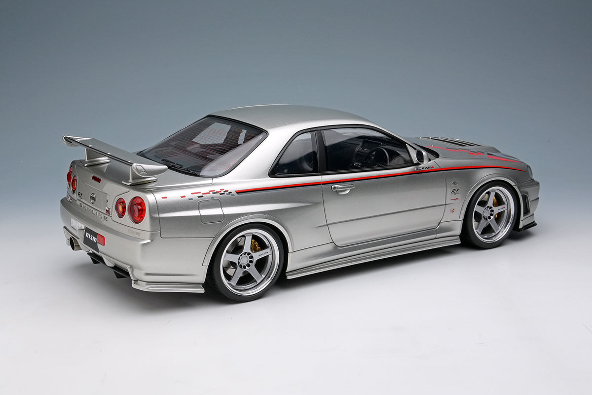 Make Up Co., Ltd / Eidolon 1:18 Nissan Skyline GT-R (BNR34) NISMO R-Tune Version 2004 in Silver