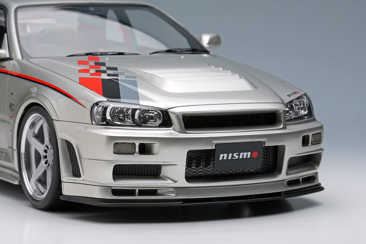 Make Up Co., Ltd / Eidolon 1:18 Nissan Skyline GT-R (BNR34) NISMO R-Tune Version 2004 in Silver