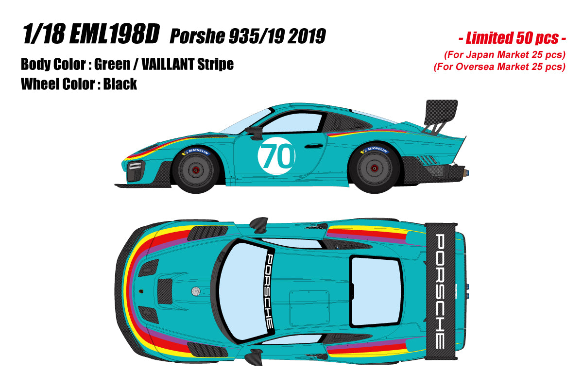 *PREORDER* Make Up Co., Ltd. / EIDOLON 1:18 Porsche 935/19 2019