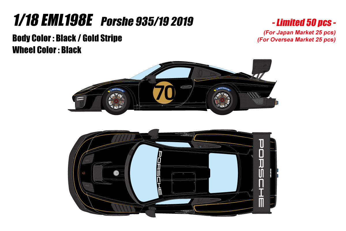 *PREORDER* Make Up Co., Ltd. / EIDOLON 1:18 Porsche 935/19 2019