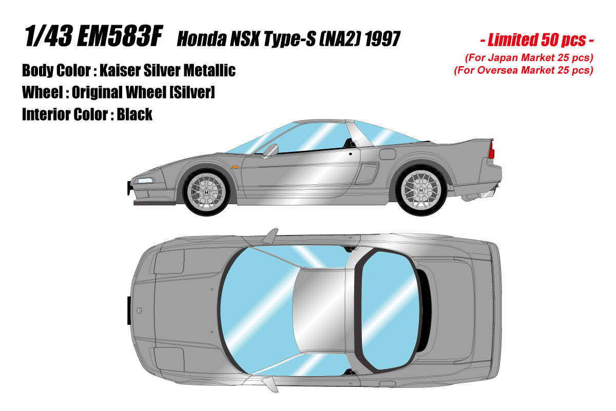 Make Up Co., Ltd / Eidolon 1:43 Honda NSX type S (NA2) 1997