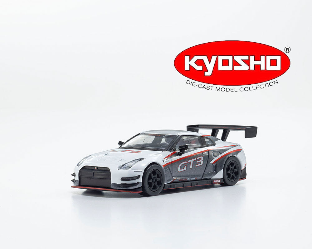 Kyosho 1:64 Nissan GT-R Nismo GT-3 Presentation (MOTN LED Compatible) in White