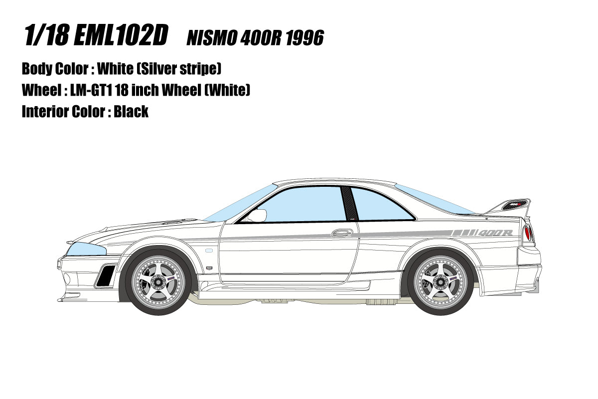 Make Up Co., Ltd / Eidolon 1:18 Nissan Skyline GT-R (BCNR33) NISMO 400R Edition