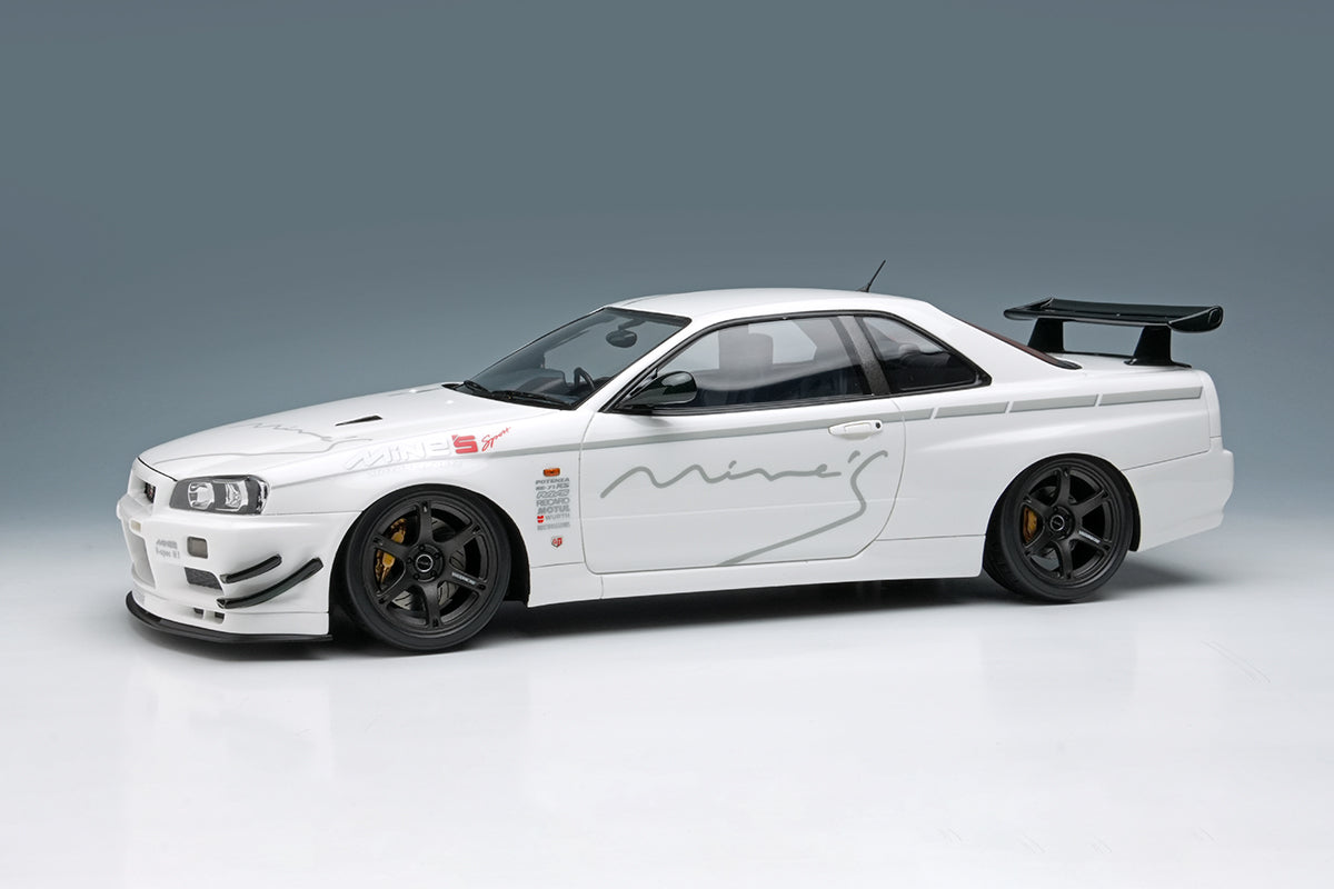 Make Up Co., Ltd / Eidolon 1:18 Nissan Skyline GT-R (BNR34) Mine's V-spec N1 Tokyo Auto Salon 2024