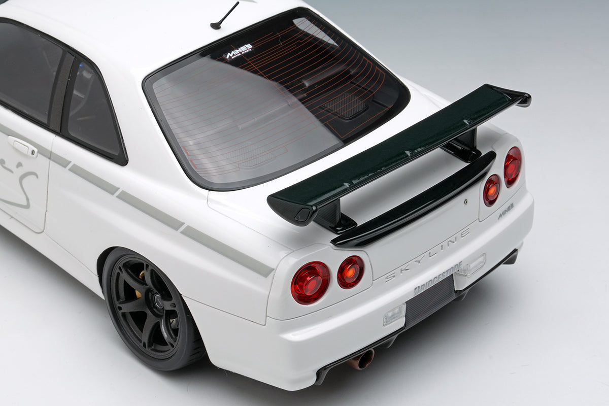 Make Up Co., Ltd / Eidolon 1:18 Nissan Skyline GT-R (BNR34) Mine's V-spec N1 Tokyo Auto Salon 2024
