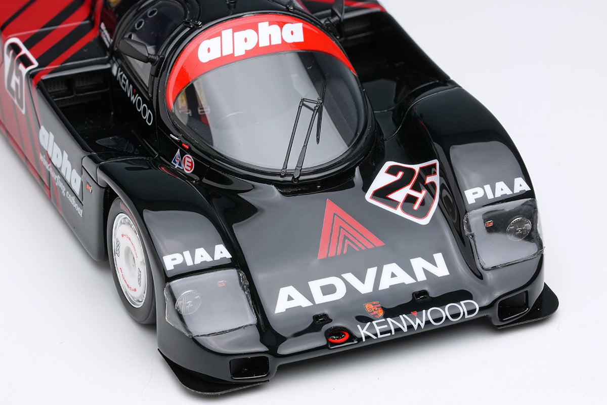 Make Up Co., Ltd / Vision 1:43 Porsche 962C "ADVAN Alpha Nova" JSPC Fuji 500km 1989 No.25 6th