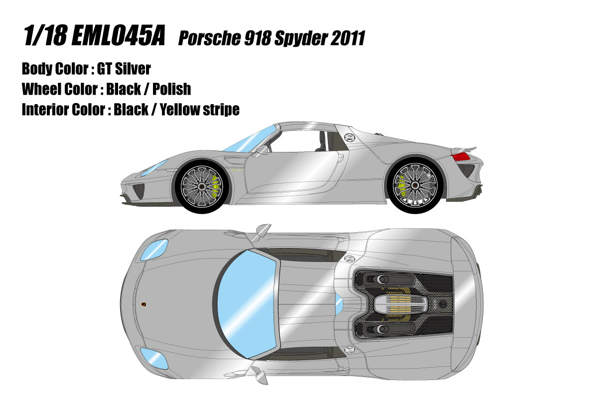 Make Up Co., Ltd / Eidolon 1:18 Porsche 918 Spyder 2011