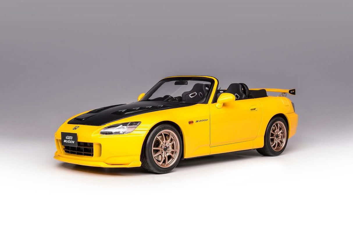 *PREORDER* MotorHelix 1/18 Honda S2000 (AP2) MUGEN in New Indy Yellow Pearl