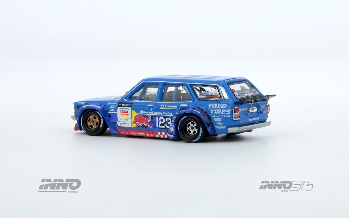 INNO64 1:64 Mazda RX-3 Station Wagon MAD MIKE D1GP Series 2024