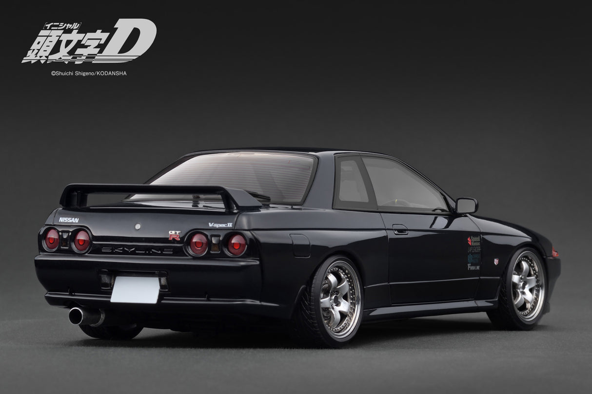 Ignition Model 1:18 INITIAL D Nissan Skyline GT-R V-SpecII (BNR32) in Black