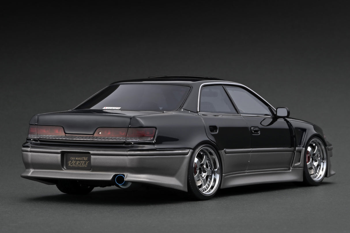 Ignition Model 1:18 Toyota Mark-II (JZX100) VERTEX in Black / Gun Metallic