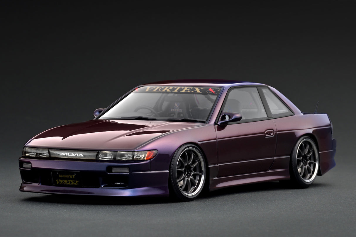 Ignition Model 1:18 Nissan Silvia (S13) VERTEX Edition in Purple Metallic
