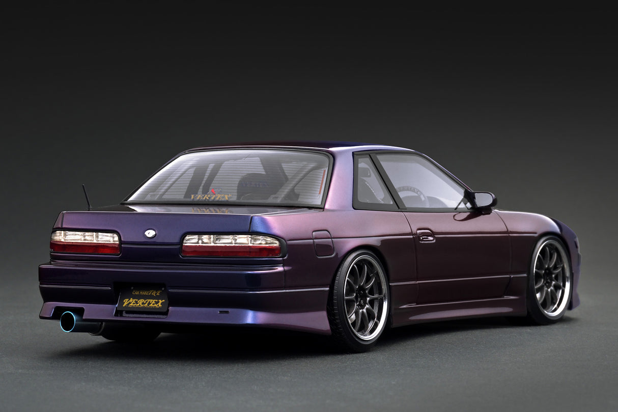 Ignition Model 1:18 Nissan Silvia (S13) VERTEX Edition in Purple Metallic