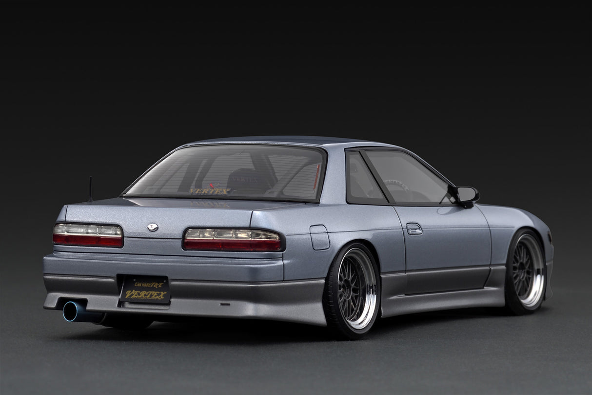 Ignition Model 1:18 Nissan Silvia (S13) VERTEX Edition in Blue Silver & Gray