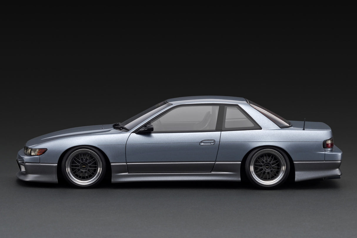 Ignition Model 1:18 Nissan Silvia (S13) VERTEX Edition in Blue Silver & Gray