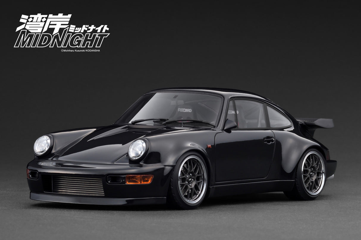 Ignition Model 1:18 Blackbird (964) – Black – 湾岸MIDNIGHT w/ Dr. Tatsuya Shima