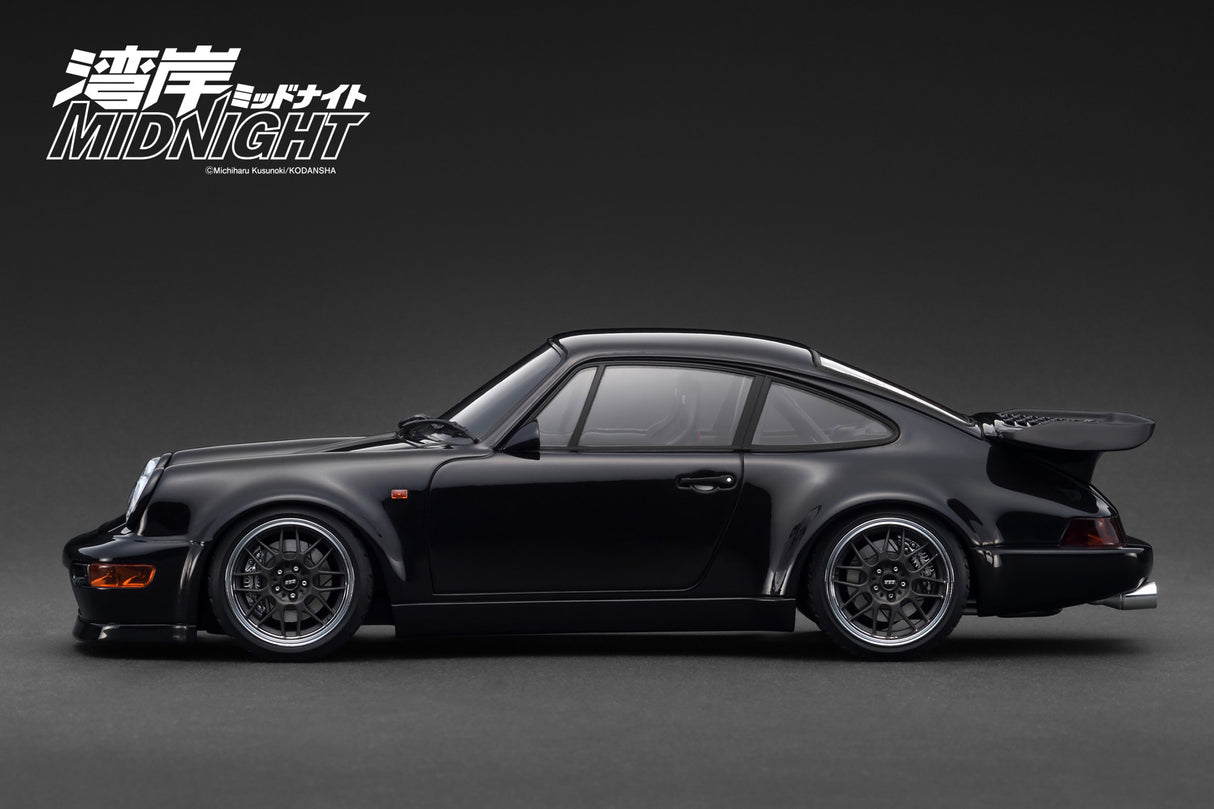 Ignition Model 1:18 Blackbird (964) – Black – 湾岸MIDNIGHT w/ Dr. Tatsuya Shima