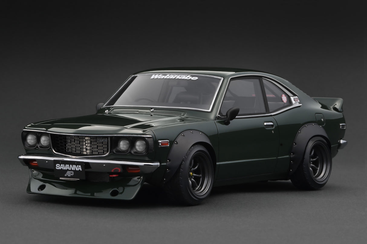 *PREORDER* Ignition Model 1:18 Mazda Savanna RX-3 (S124A) Semi Works in Green
