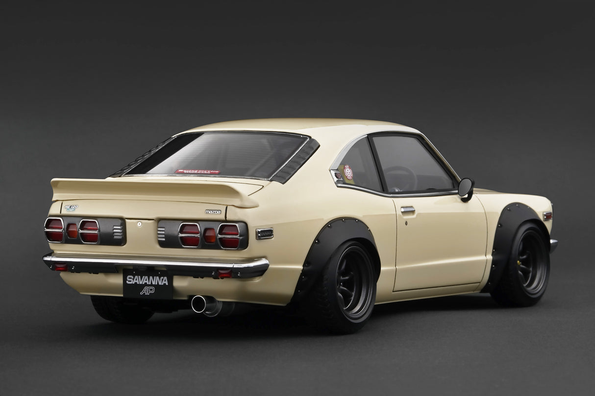 Ignition Model 1:18 Mazda Savanna RX-3 (S124A) Semi Works in White