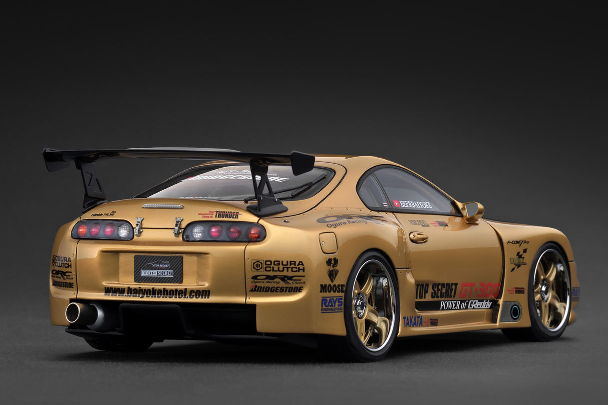 Ignition Model 1:18 Toyota Supra (A80) TOP SECRET in Gold