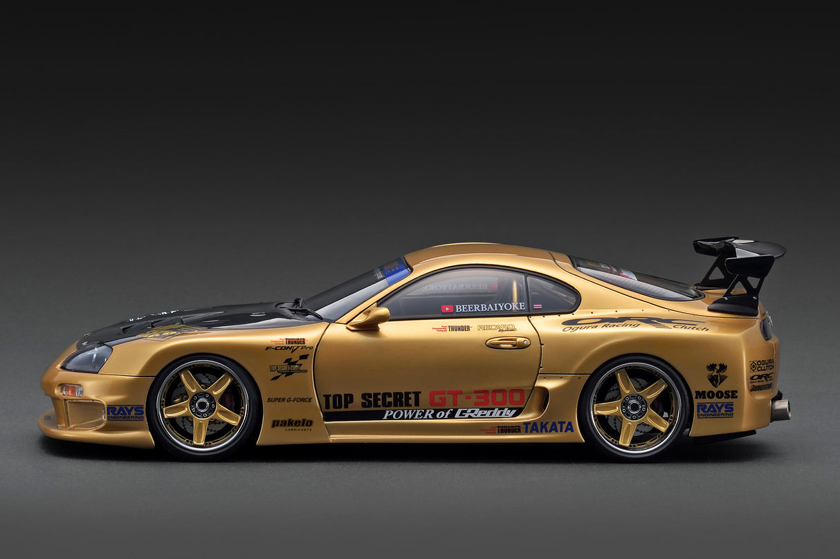 Ignition Model 1:18 Toyota Supra (A80) TOP SECRET in Gold