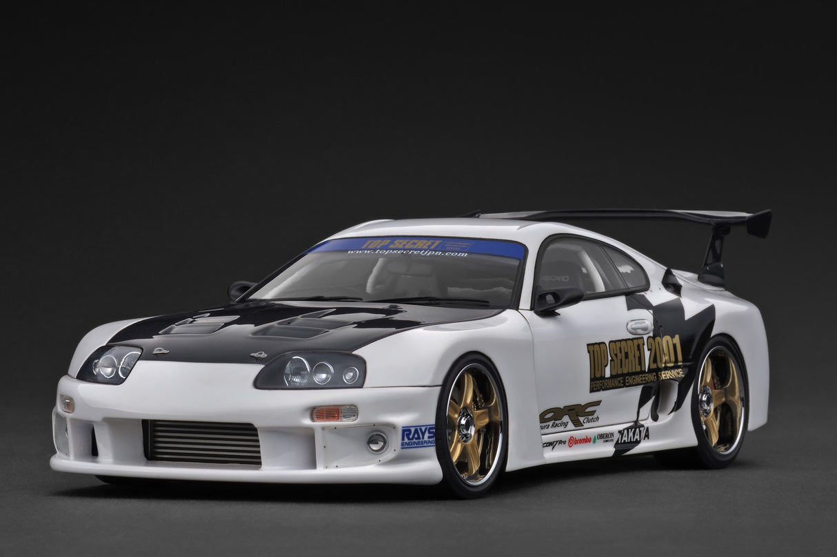 Ignition Model 1:18 Toyota Supra (A80) TOP SECRET in White