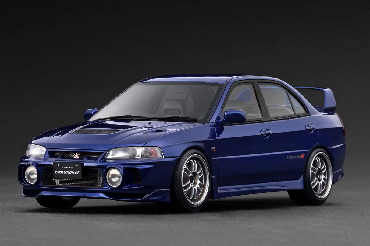 Ignition Model 1:18 Mitsubishi LANCER EVOLUTION Ⅳ (CN9A) in Dark Blue