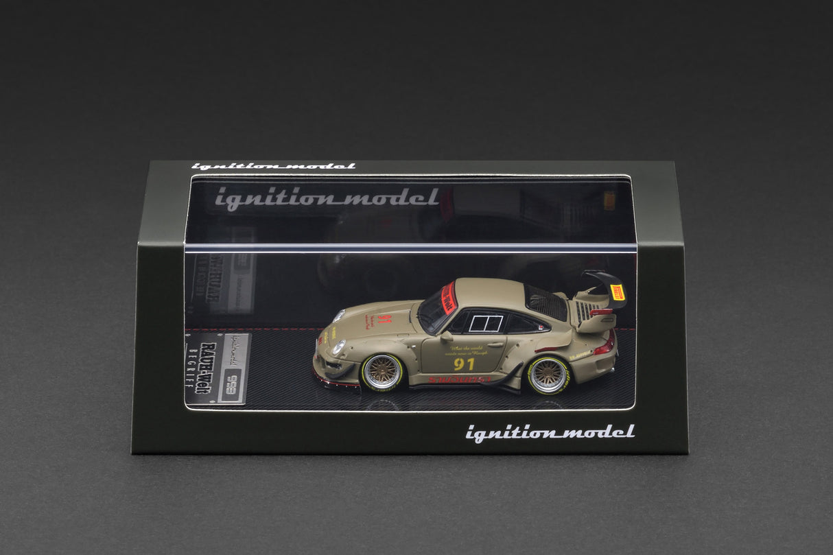 Ignition Model 1:64 Porsche RWB 993 in Matte Green