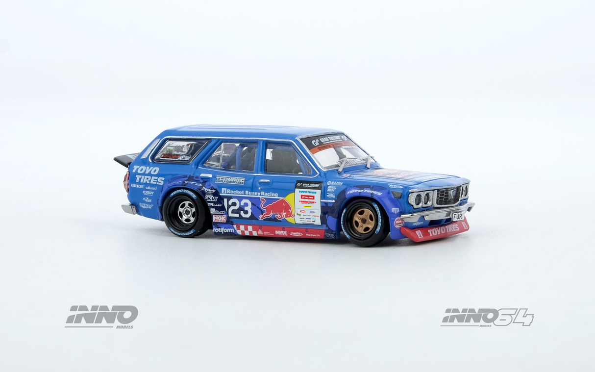 INNO64 1:64 Mazda RX-3 Station Wagon MAD MIKE D1GP Series 2024