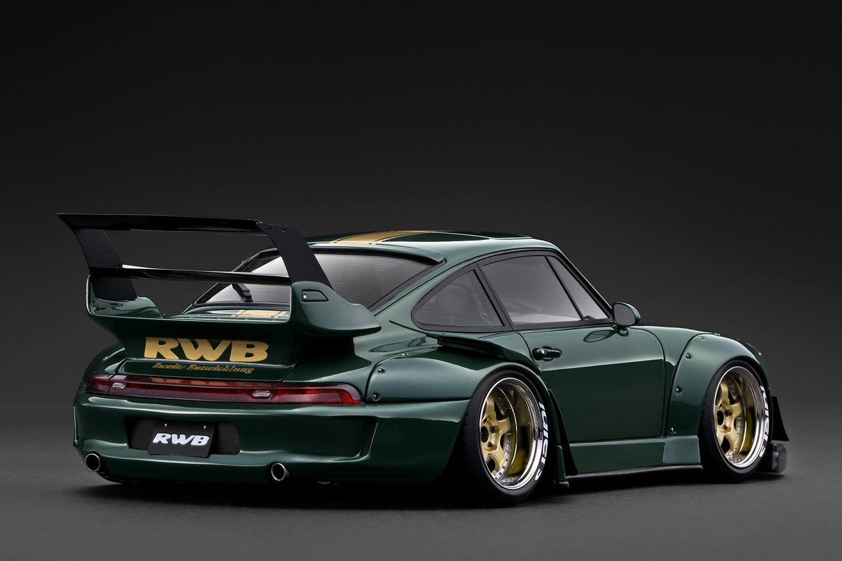 *PREORDER* Ignition Model 1:18 Porsche RWB 993 in Green Metallic