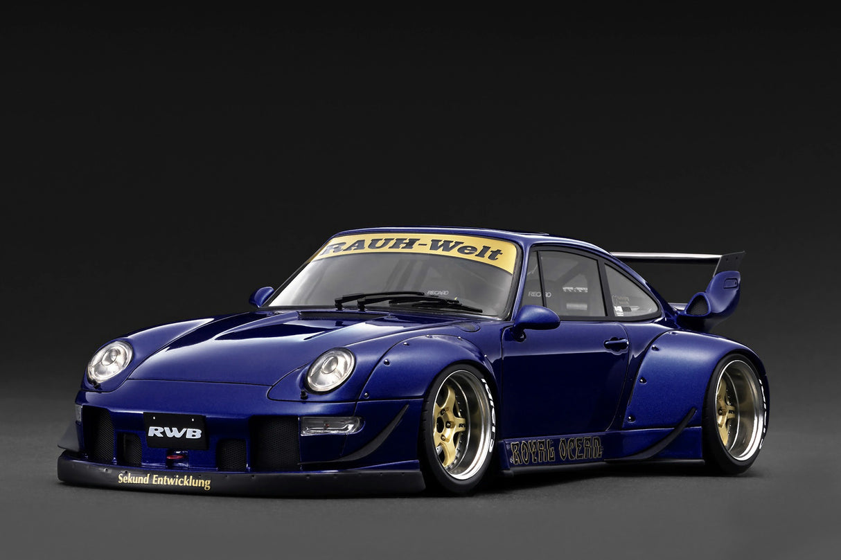 *PREORDER* Ignition Model 1:18 Porsche RWB 993 in Blue Metallic