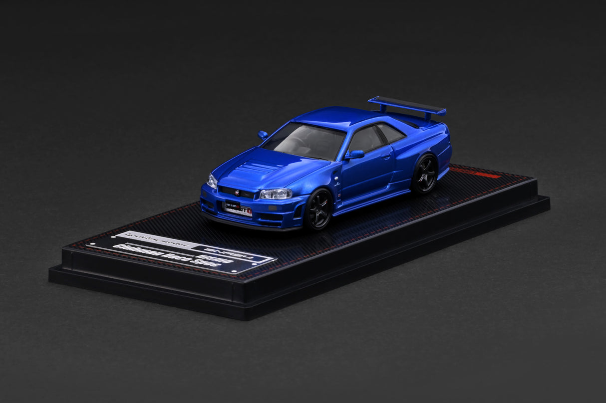 *PREORDER* Ignition Model 1:64 Nissan Skyline GT-R (BNR34) NISMO Customized Version in Blue Metallic