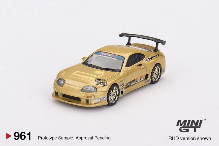 MINI GT 1:64 Toyota Supra (JZA80) TOP SECRET in Gold
