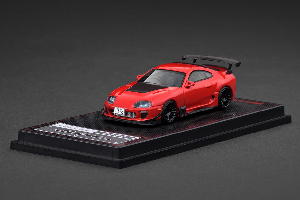 Ignition Model 1:64 Toyota Supra (JZA80) RZ Max Orido Edition in Red
