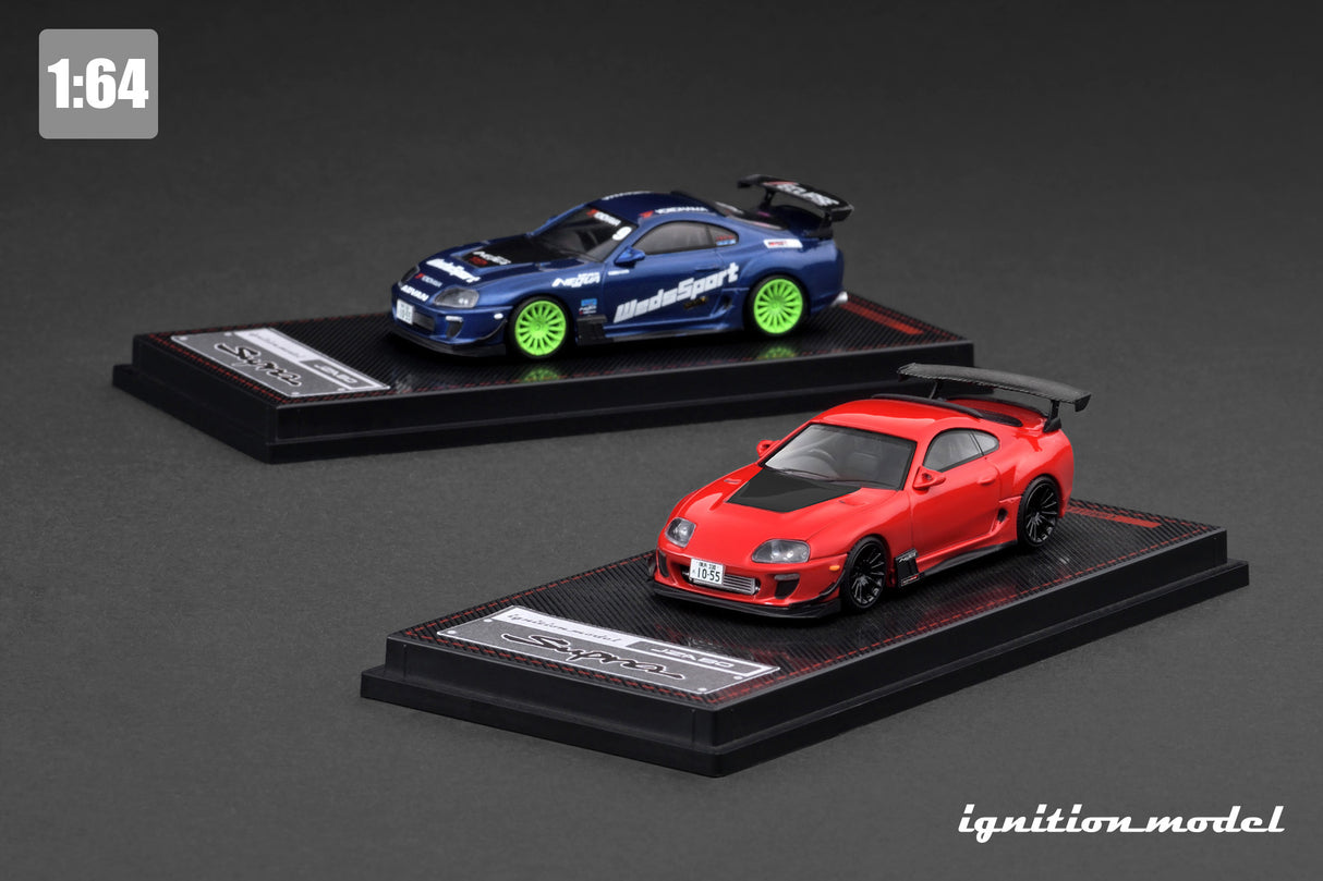 Ignition Model 1:64 Toyota Supra (JZA80) RZ Max Orido Edition in Blue Metallic