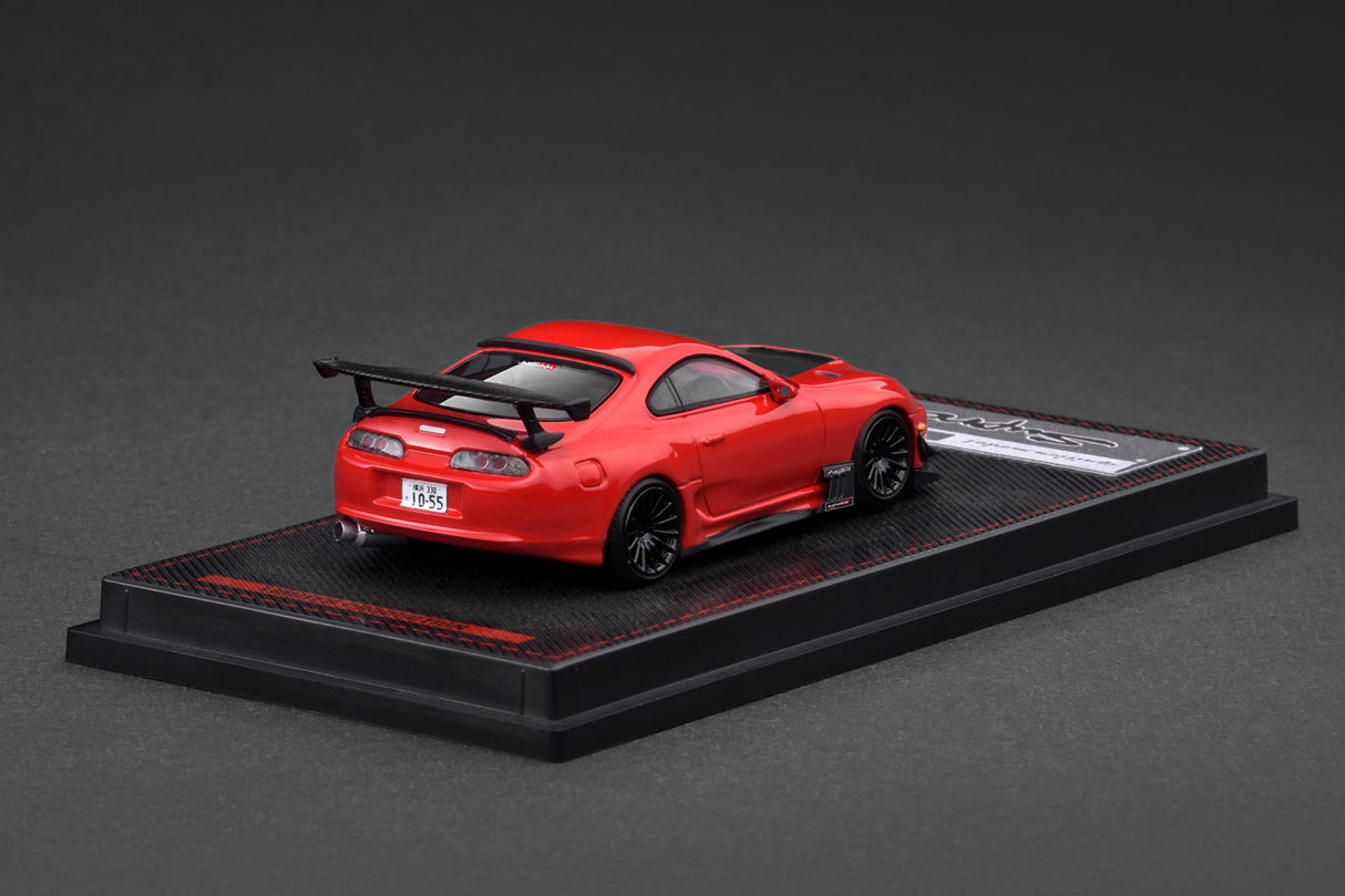 Ignition Model 1:64 Toyota Supra (JZA80) RZ Max Orido Edition in Red