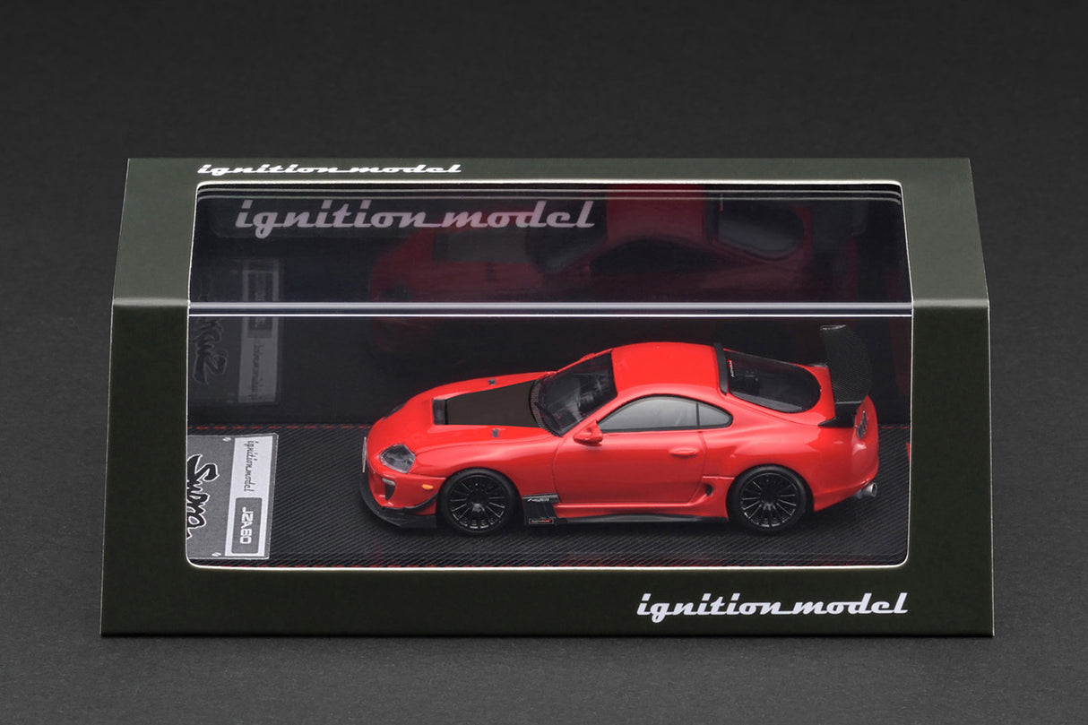 Ignition Model 1:64 Toyota Supra (JZA80) RZ Max Orido Edition in Red