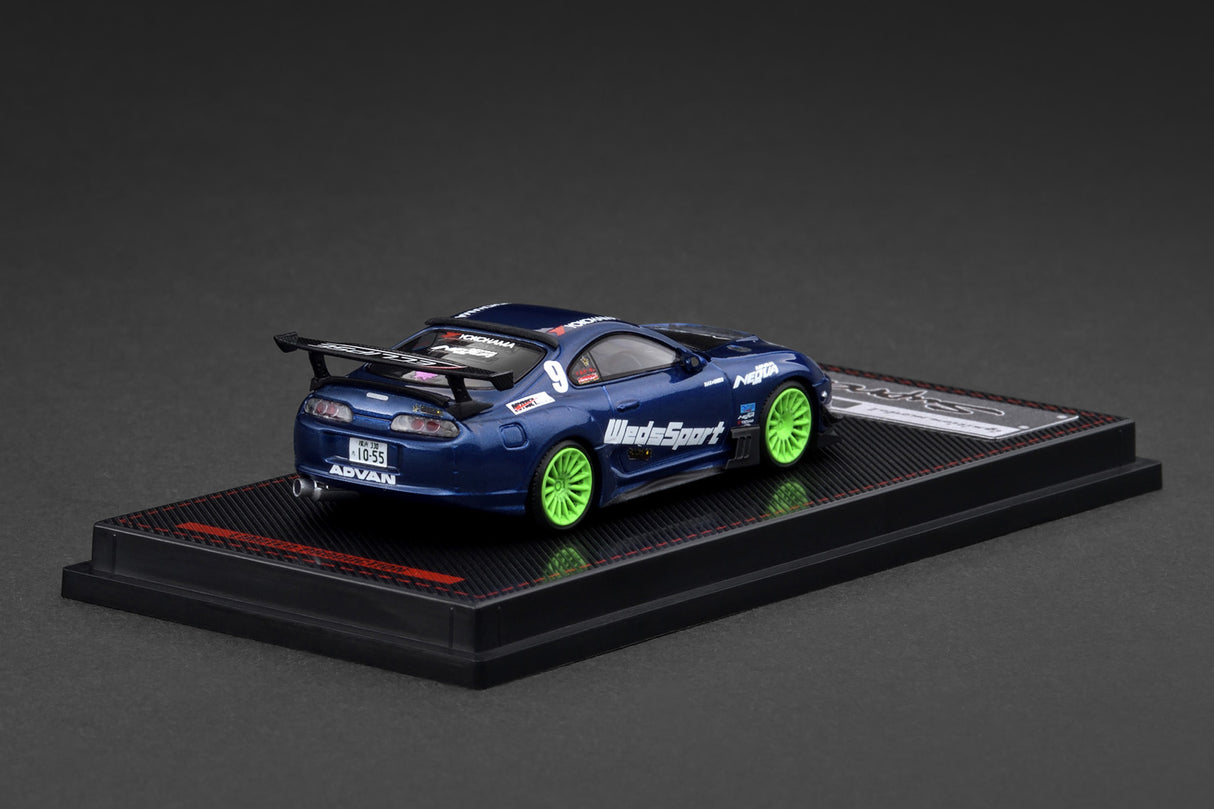 Ignition Model 1:64 Toyota Supra (JZA80) RZ Max Orido Edition in Blue Metallic