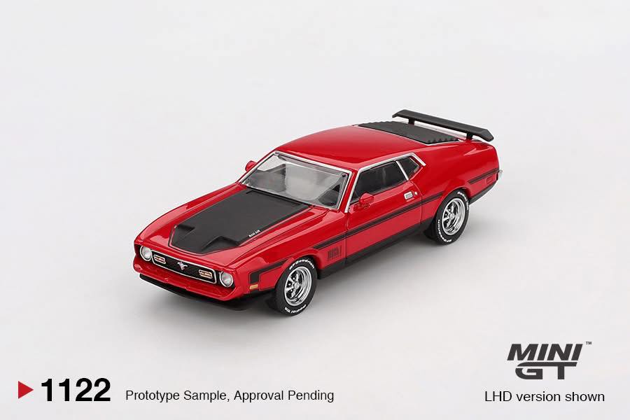 MINIGT 1:64 1:64 Ford Mustang Mach1 1971 in Race Red