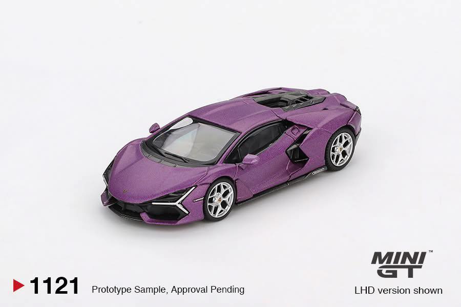 MINIGT 1:64 Lamborghini Revuelto Viola 30th in Matte Purple
