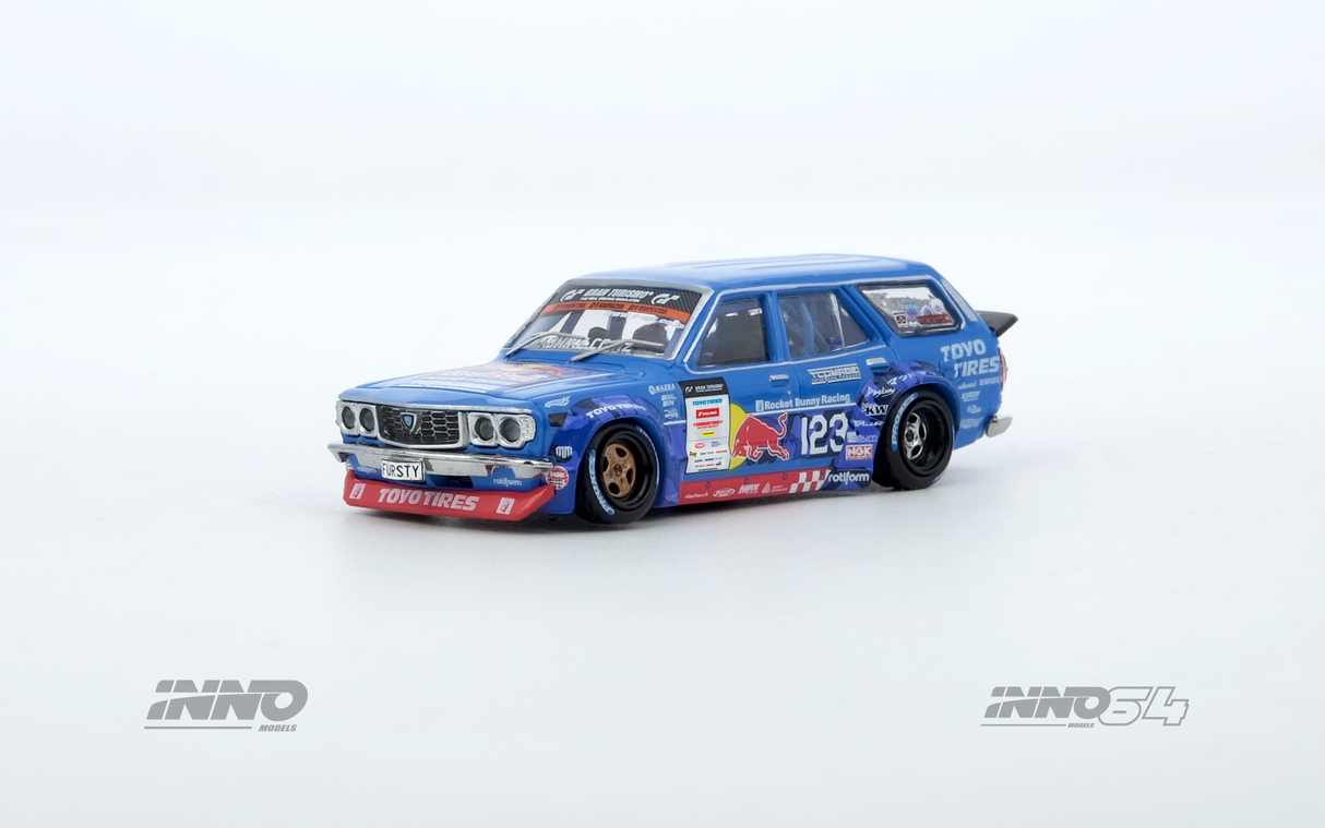 INNO64 1:64 Mazda RX-3 Station Wagon MAD MIKE D1GP Series 2024