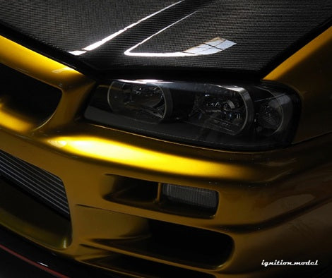 Ignition Model 1:18 Nissan Skyline (R34) GT-R TOP SECRET in Gold