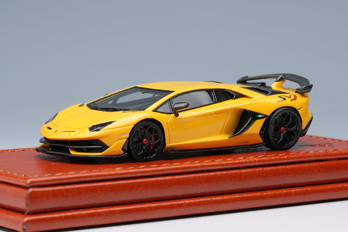 Make Up Co., Ltd /Titan 64 1:64 Lamborghini Aventador SVJ 2018 with Leirion Wheel