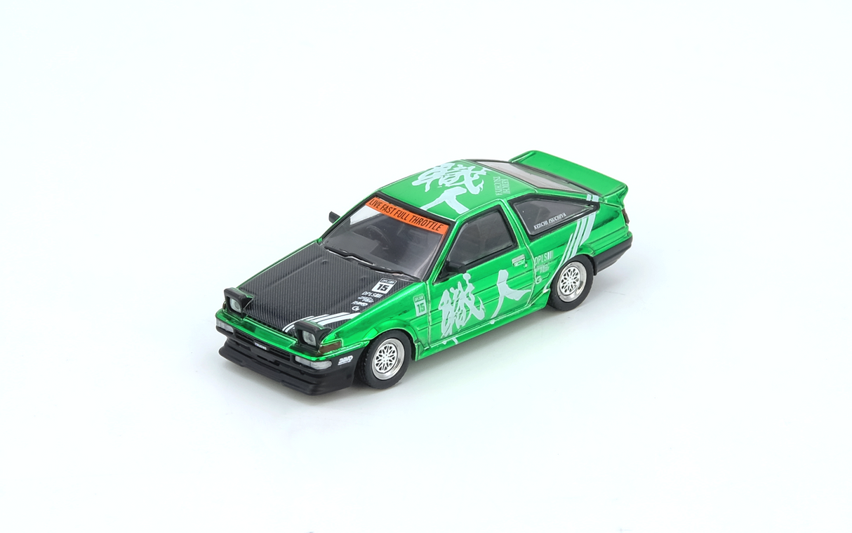INNO64 1:64 TOYOTA SPRINTER TRUENO AE86 "KEIICHI TSUCHIYA" Limited Edition