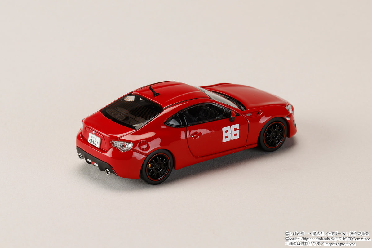 *PREORDER* Hobby Japan 1:64 Toyota 86 GT (ZN6) at Odawara Pikes Peak / MF GHOST – Kanata Katagiri