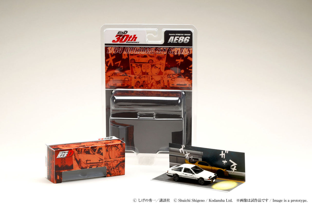 Hobby Japan 1:64 Toyota SPRINTER TRUENO (AE86) / INITIAL D Takumi Fujiwara VS Keisuke Takahashi