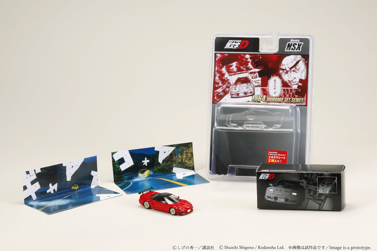 *PREORDER* Hobby Japan 1:64 Honda NSX Initial D Go Hojo VS Keisuke Takahashi