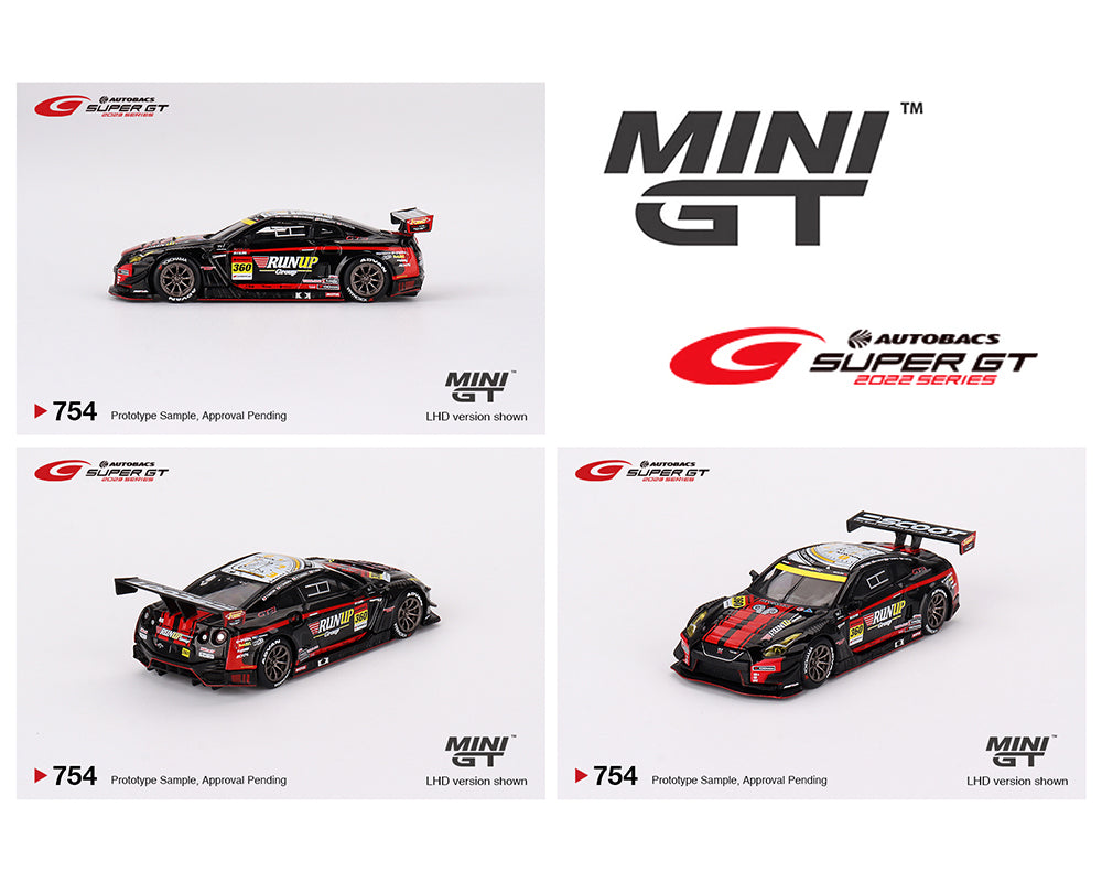 MINI GT 1:64 Super GT Series Nissan GT-R NISMO GT3 #360 “RUNUP RIVAUX GT-R” TOMEI SPORTS 2023