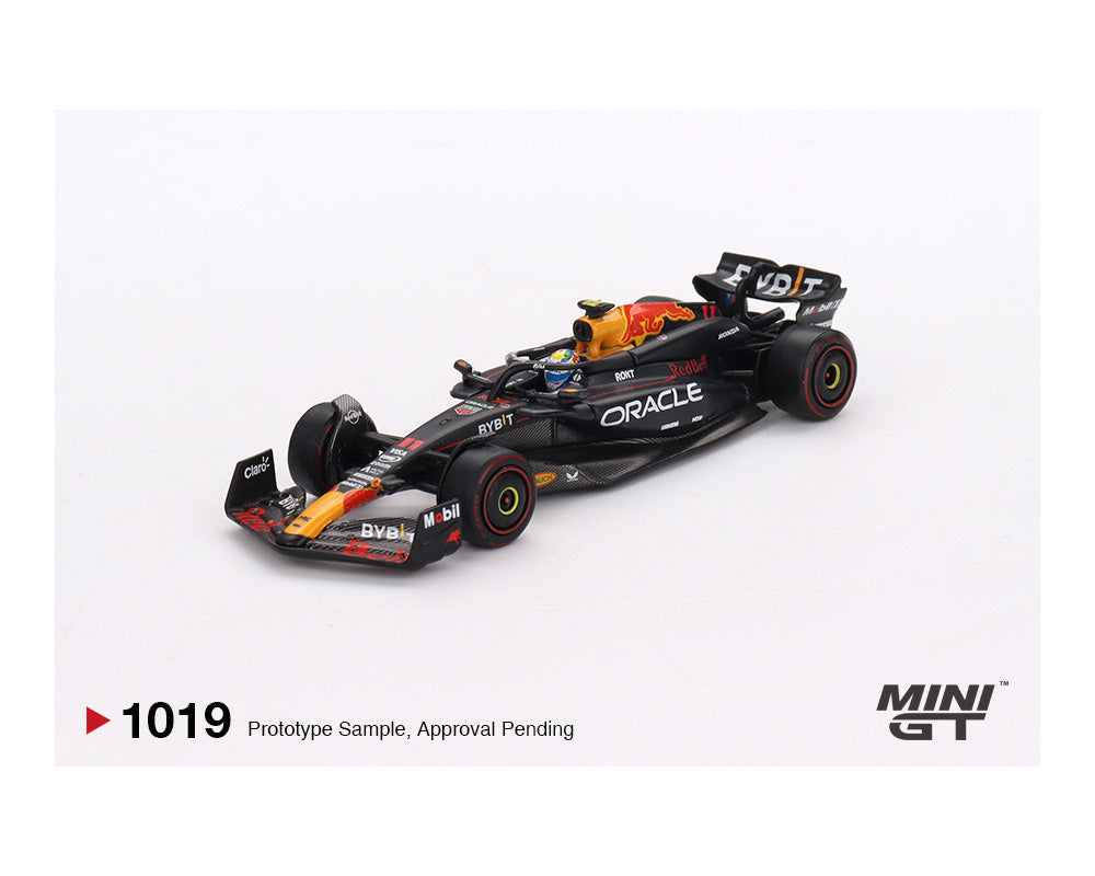 MINI GT 1:64 Oracle Red Bull Racing RB20 #11 Sergio Pérez 2024 F1 2024 Bahrain GP 2nd Place