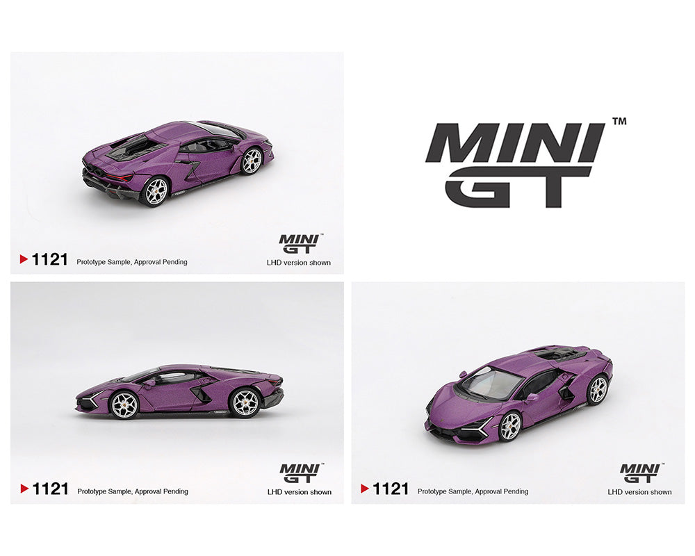 MINIGT 1:64 Lamborghini Revuelto Viola 30th in Matte Purple